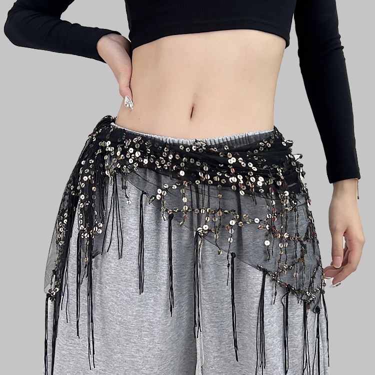 布韩女性亮片街舞潮牌装饰