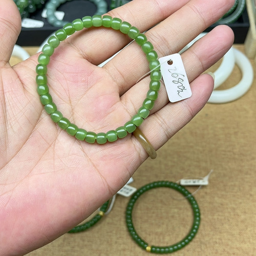 卡六俄碧苹果绿直切  无黑点无包容