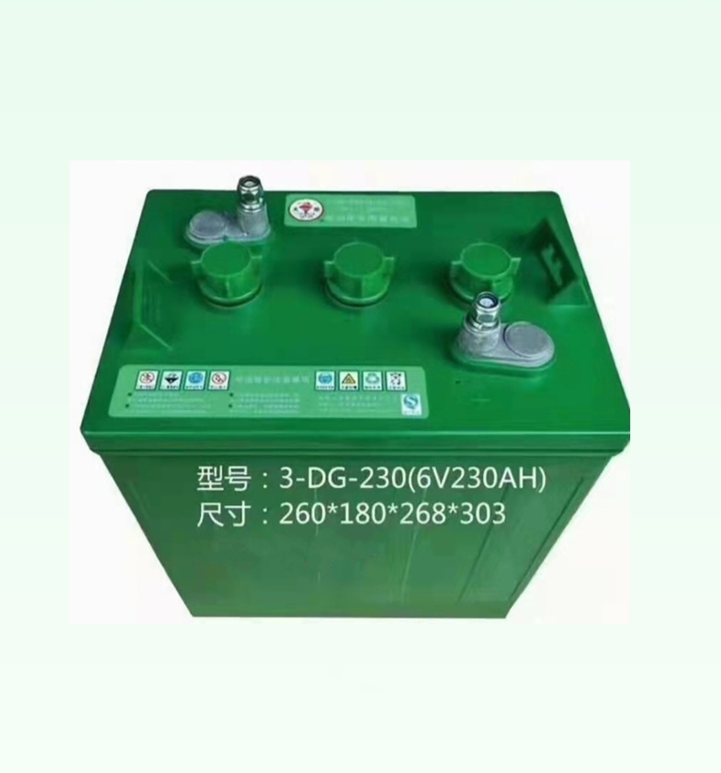 火炬电动叉车电瓶堆高垛升降电动车观光车水电池6v12V铅酸蓄电池