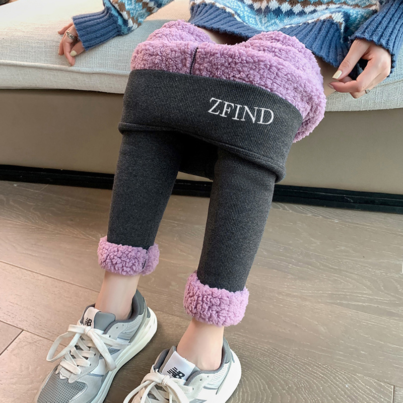 加厚云朵绒保暖御寒棉裤打底裤