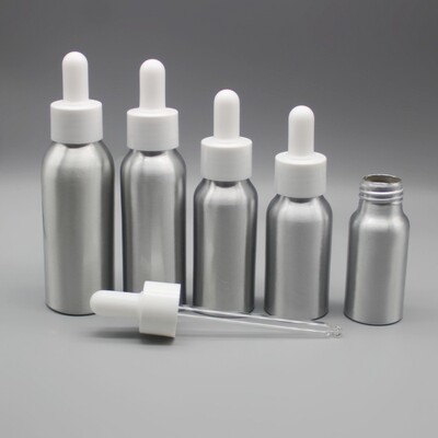 螺纹口螺纹口密封铝瓶配滴管