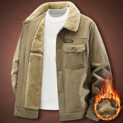 加绒加厚大码宽松棉衣