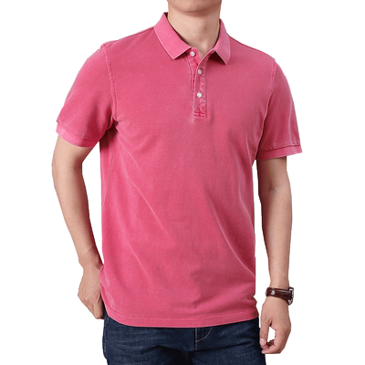 翻领polo衫翻领休闲薄款纯色休闲