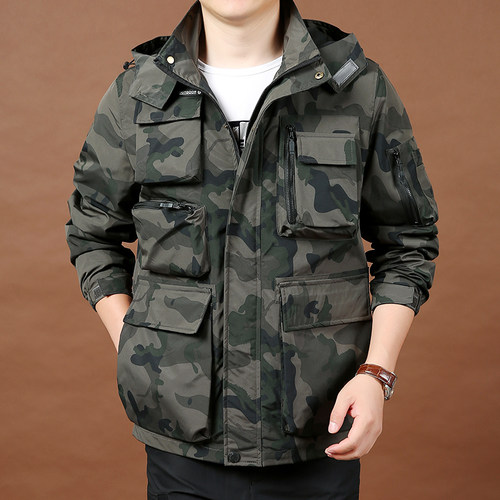 多口袋户外jpdun春季宽松