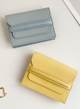 新款真皮大容量证件卡片包简约精致牛皮风琴小卡包女款驾驶证卡夹