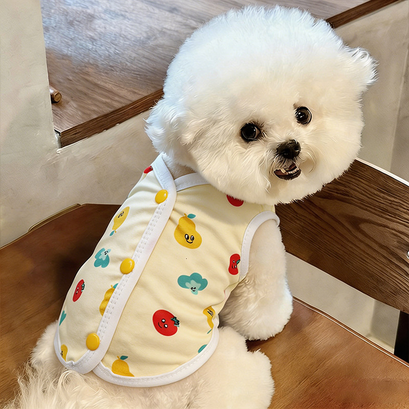 小狗衣服2026新款夏季小型犬夏天高颜值狗狗马甲比熊薄款可爱博美图片