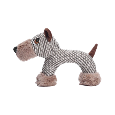 狗狗毛绒玩具小型犬耐咬玩偶宠物磨牙洁齿小奶狗无聊解闷发声玩具