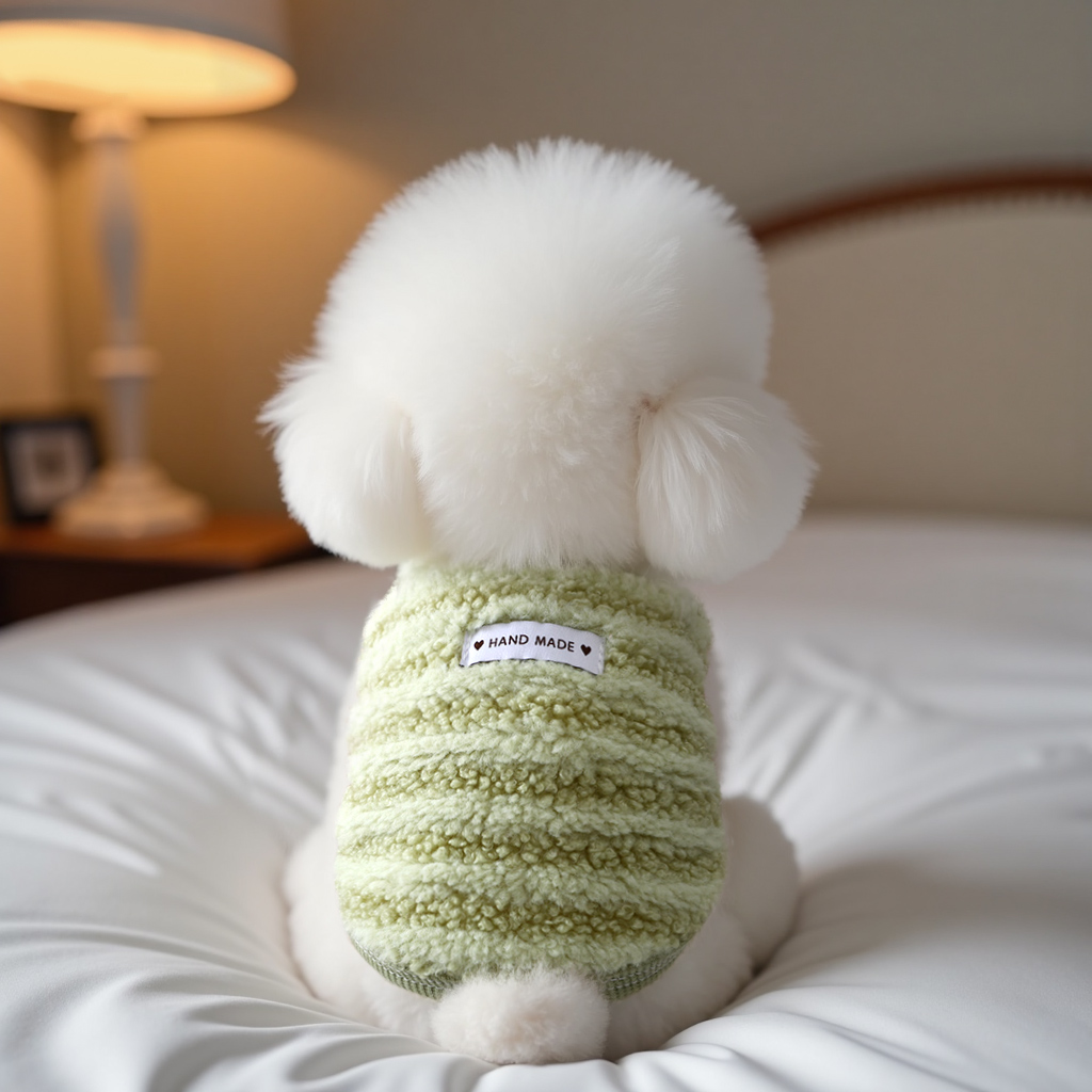 狗狗衣服2025新款冬装小型犬小狗保暖冬季条纹幼犬可爱背心泰迪犬