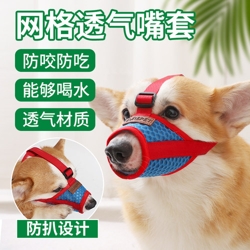 狗狗嘴套防乱吃可喝水防扰民