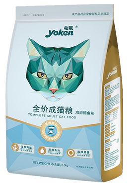 怡亲全价猫粮去毛球发腮4斤2kg