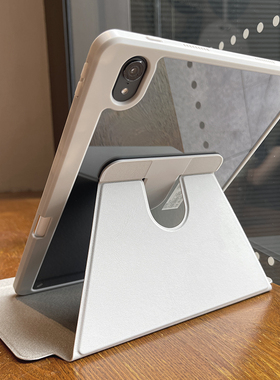 适用华为平板matepad11.5s亚克力720旋转se保护套pro13.2防弯air透明10.8带笔槽12.6软mini壳荣耀Magicpad2