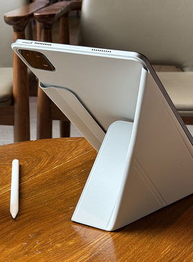 新款3+y适用小米pad7平板8pro保护套磁吸拆分11防弯Ultra无笔槽Y折6spro12.4双面夹搭扣超薄三折皮套壳一体式