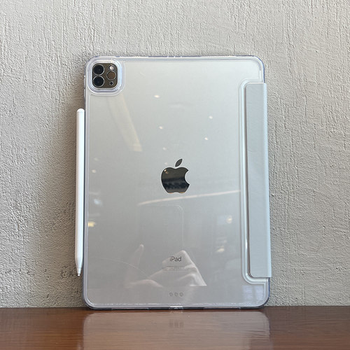 【全透明+无笔槽】ipad保护套