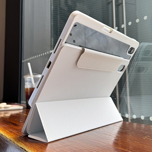 适用华为平板matepad11.5s保护套2023air亚克力防弯se带无笔槽12.6磁吸10.8旋转三折10.4全包边透明摔壳新款