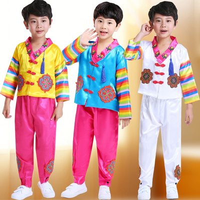 新款男童韩服朝鲜族民族六一儿童