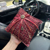 网红款 饰竹碳女 汽车竹炭包高档小香风去异味净化车载香包车内装