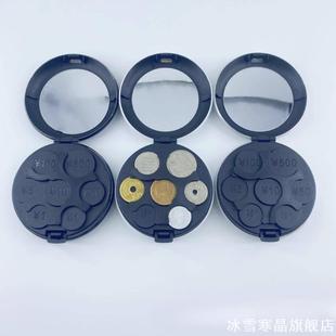 欧元硬币收纳盒坐公交地铁便携美元零钱收纳车载零钱硬币存储盒子