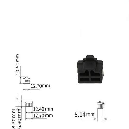 接口盖RJ45防尘帽交换机保护网