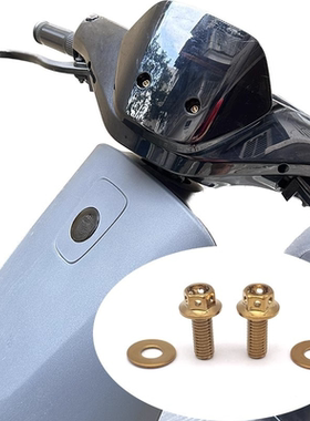 适用九号螺丝前挡风装饰螺丝系列F90M黑色改装Q80CQ85C配件电动车