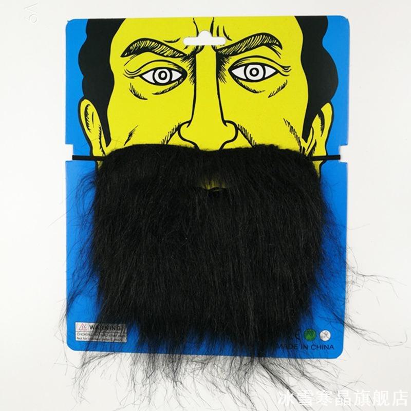 道具假胡子小丑派对cosplay京剧