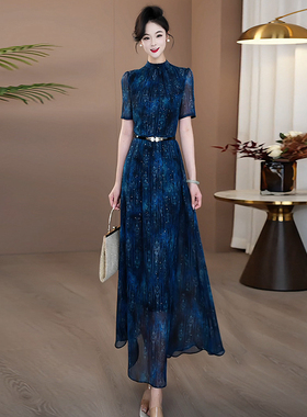 2026新款今年流行重要场合高端简单大方的连衣裙显瘦遮肚微胖141