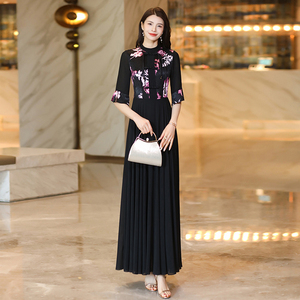 新中式中国风连衣裙气质新款女夏季时尚气质设计感小众长裙1923
