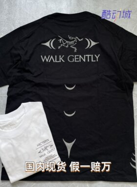 Arcteryx始祖鸟 walk gently联名SALMON SKIN鱼鳞天使之眼短袖T恤