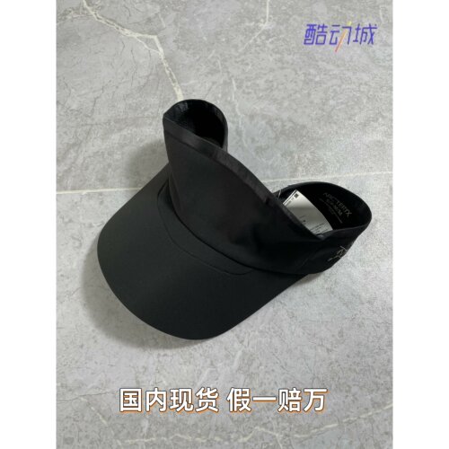 正品现货Arcteryx始祖鸟遮阳帽防晒防紫外线印花防晒帽子男女同款