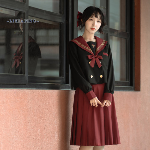 JK制服原创中间服水手服优等生