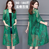 Lace cardigan Mid length version 2018 summer new pattern Easy Show thin ultrathin Shawl Sunscreen coat