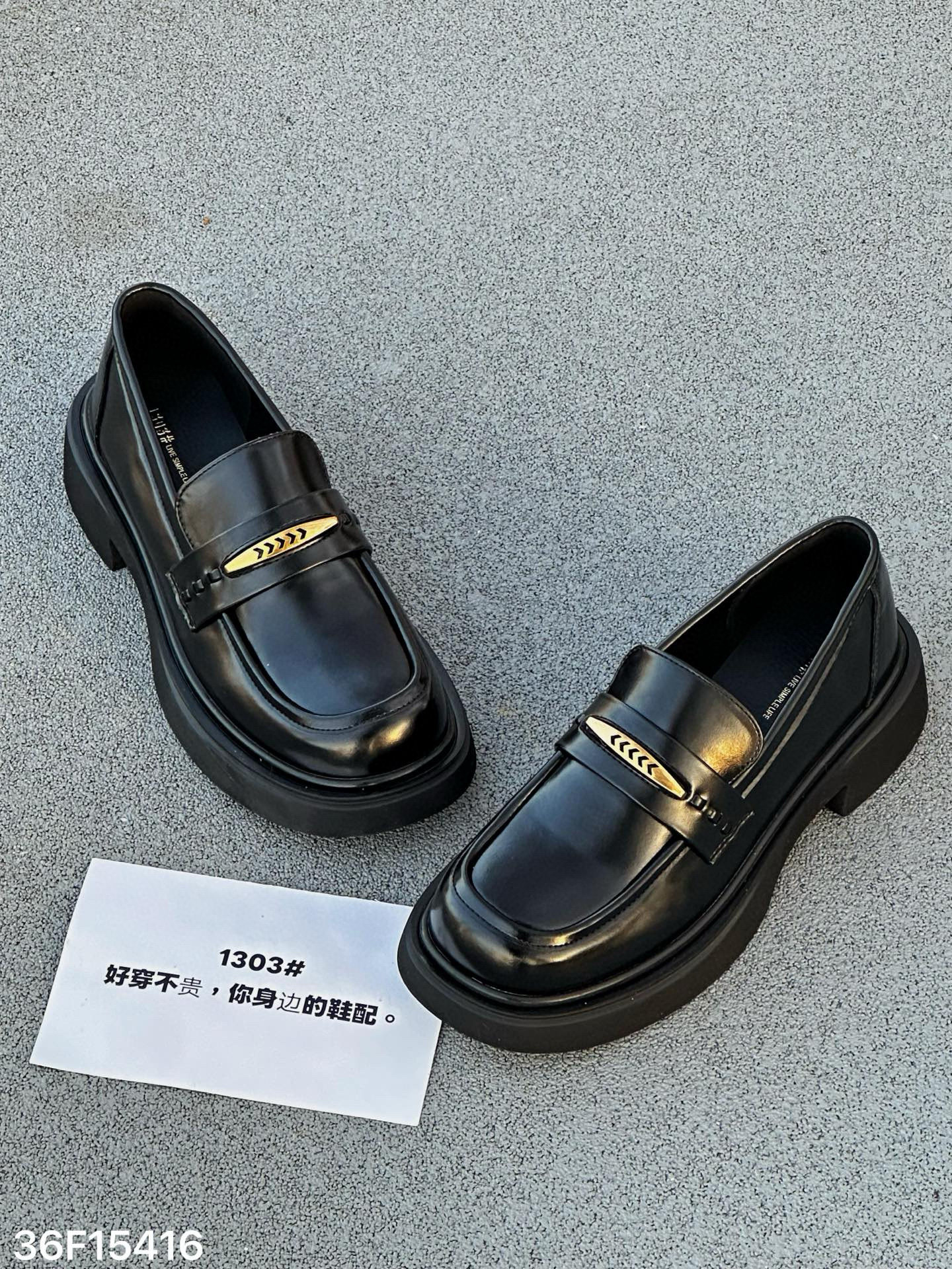 欧洲站2026春款平底小皮鞋玛丽珍单鞋一脚蹬乐福鞋豆豆鞋女15416,女鞋,乐福鞋（豆豆鞋）,淘宝优惠券,粉丝福利购,淘宝优惠卷