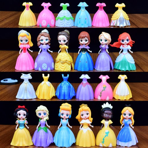 换装公主白雪美人鱼爱丽丝玩具