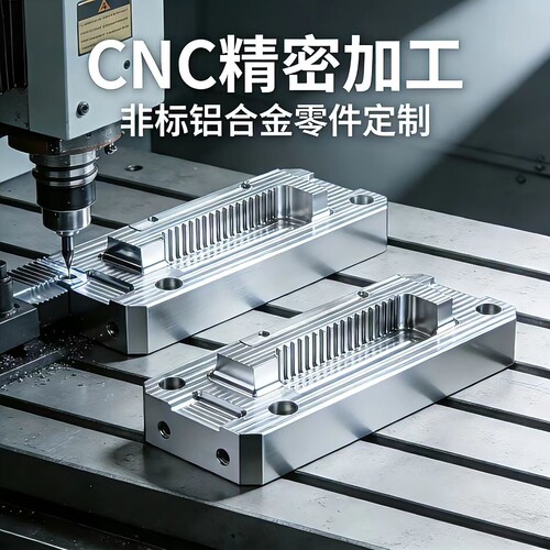 CNC机械加工2A12铝板6061铝合金零件7075铝件T6精密加工非标定制