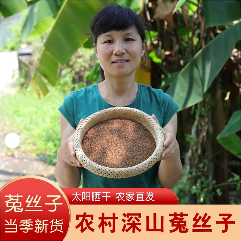 菟丝子野生500g无硫豆寄生无根草黄丝藤农家新鲜生晒干小菟丝子茶