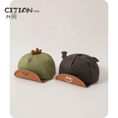 宝宝帽子秋季 婴儿时尚 遮阳帽男童女宝翻檐鸭舌帽儿童防晒太阳帽