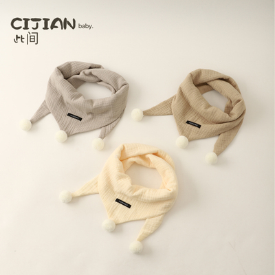 宝宝围巾秋冬季保暖围脖