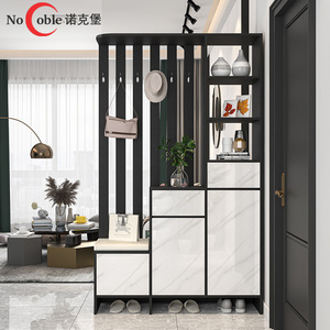 欧式玄关鞋柜简约现代门厅柜进门衣帽柜屏风隔断柜客厅装饰储藏柜