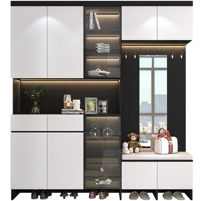 家用门口鞋柜经济型柜靠墙隔断柜