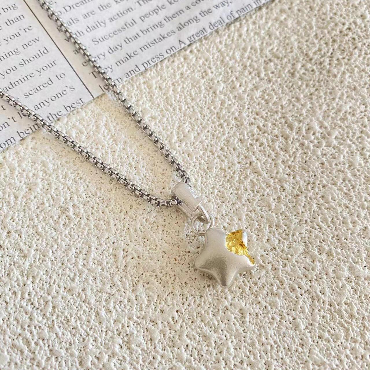 【宝藏饰品！】JUNLA 设计师款 s925纯银星星项链轻奢简约高级感