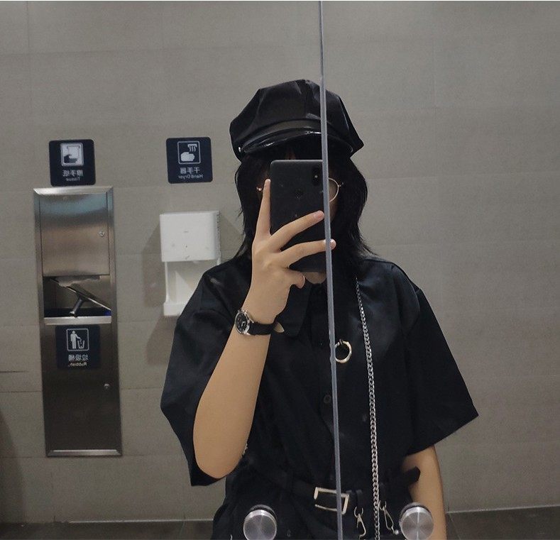 新款欧美警察帽子cos道具舞台演出表演黑色八角帽麦穗徽章海军帽|ruв категории Аксессуары, шляпа - от Buy2taobao.com для оказания профессиональной услуги покупки агента Taobao