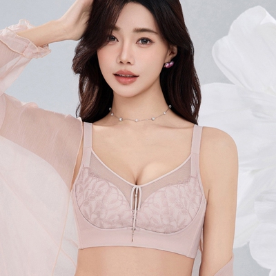性感无钢圈纸片杯调整型显小内衣