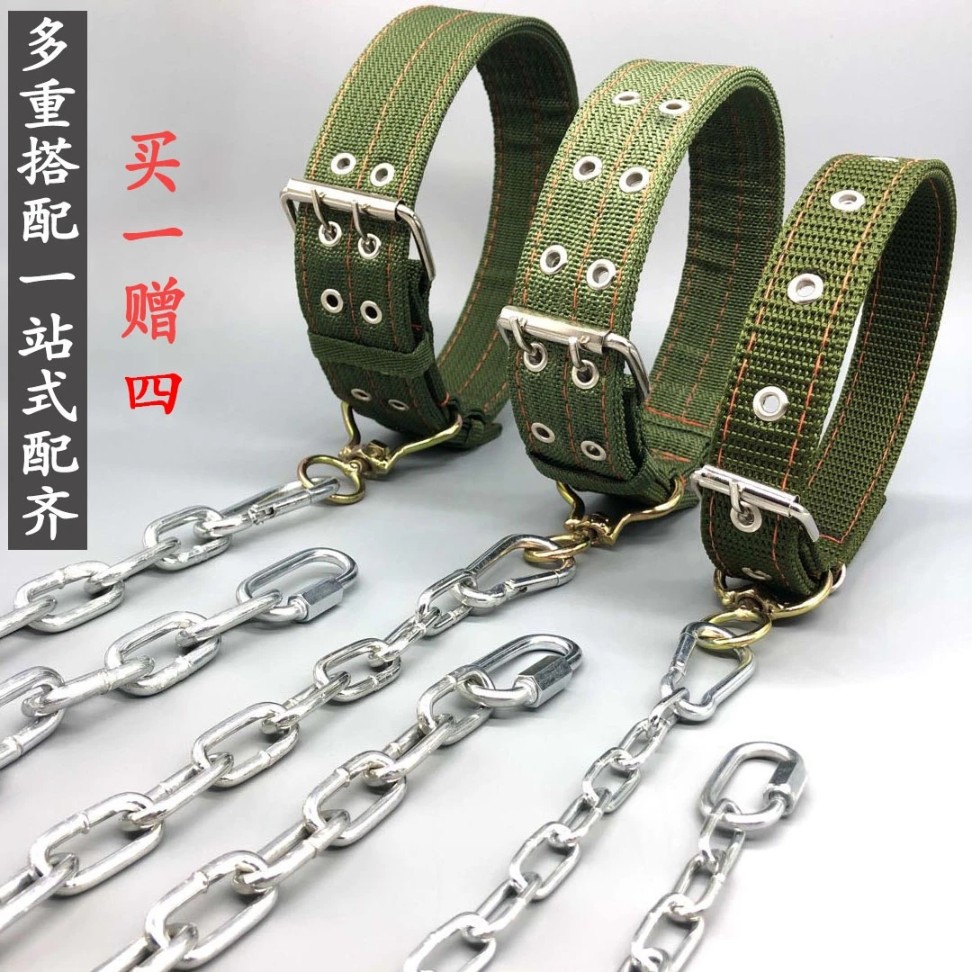 狗链子狗项圈中大小型犬宠物用品拴狗的铁链拴狗绳脖套狗狗牵引绳