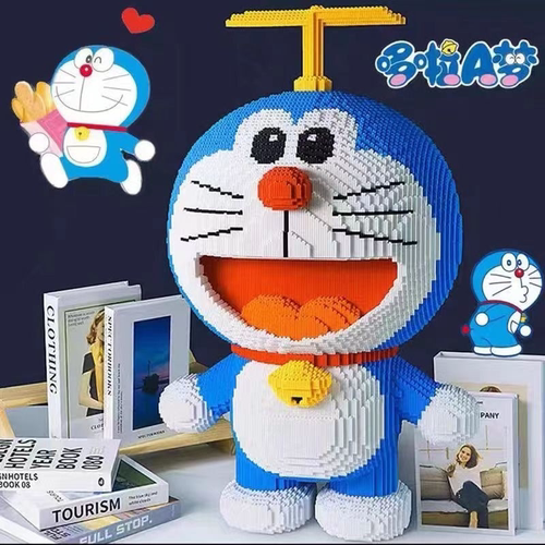 兼容积木抖音同款网红超大哆啦A梦diy拼装玩具儿童生日礼物