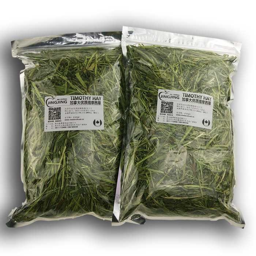 静静自然晒干提摩西草短草草段兔子小宠荷兰猪食用短草草段兔粮