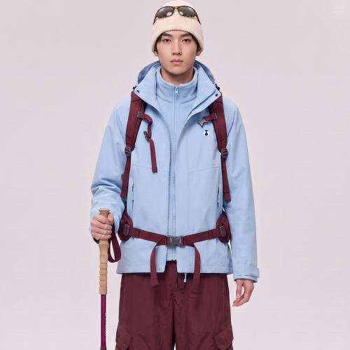 比亚迪腾势汽车工作服冬季冲锋衣