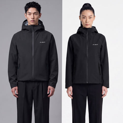 埃安汽车工作服硬壳冲锋衣