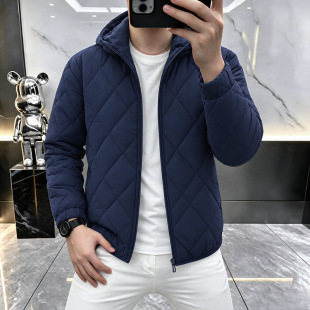 加厚棉衣男秋冬季外套潮牌青年修身棉衣服男士高级感冬装短款棉袄