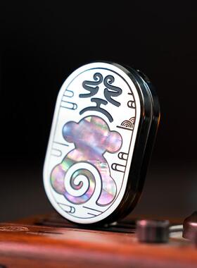 悟空机械推牌旋转律动棘轮猴子金属EDC玩具解压神器减压 指尖陀螺