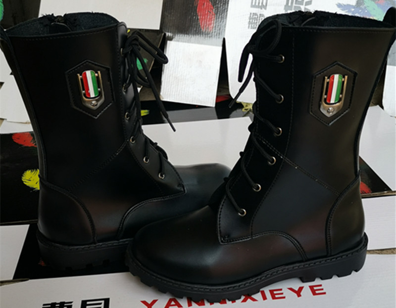 儿童黑色学生表演短靴