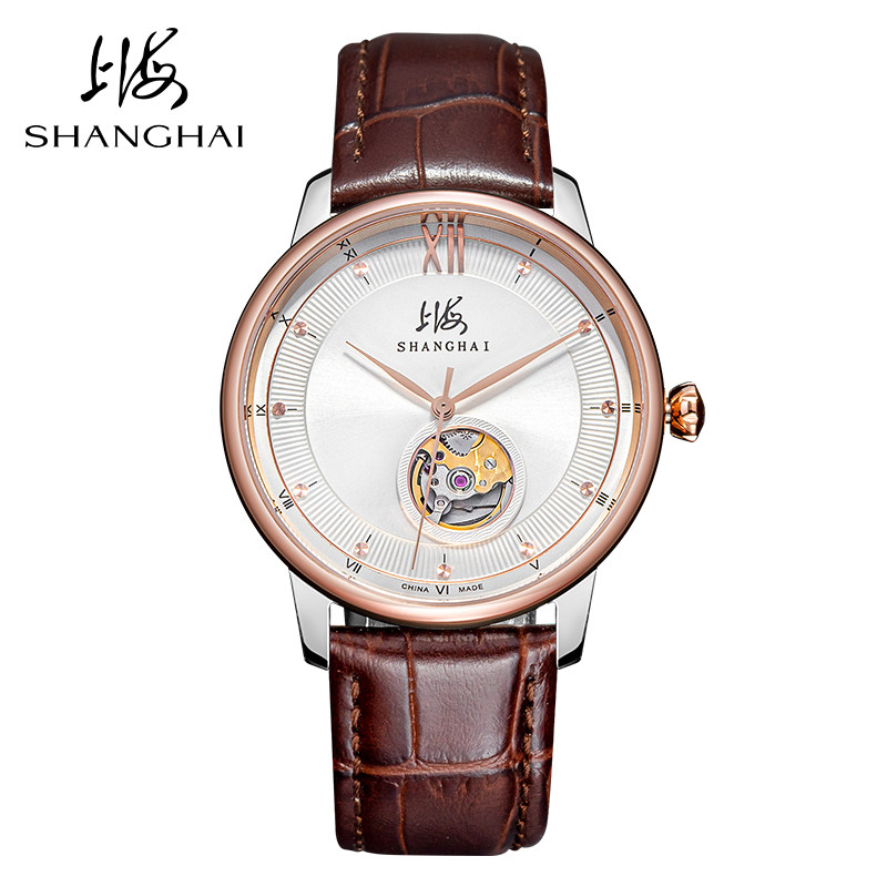 上海手表机械表 全自动手表多功能时尚潮流休情侣手表884